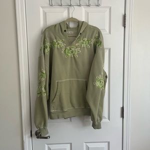 Oversized embroidered Hoodie
